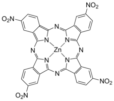 Zinc(II) tetranitrophthalocyanine chemical structure