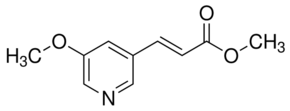 Methyl 3-(5-methoxypyridin-3-yl)acrylate chemical structure