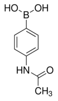 4-Acetamidophenylboronic acid chemical structure