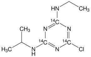 Atrazine-ring-UL-14C chemical structure