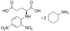 DNP-L-glutamic acid bis(cyclohexylammonium) salt chemical structure