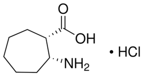 cis-2-Aminocycloheptanecarboxylic acid hydrochloride chemical structure
