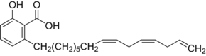 (15:3)-Anacardic acid chemical structure