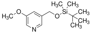 3-((tert-Butyldimethylsilyloxy)methyl)-5-methoxypyridine chemical structure