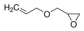 Allyl glycidyl ether chemical structure