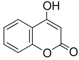 4-Hydroxycoumarin chemical structure