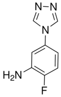 2-Fluoro-5-(4H-1,2,4-triazol-4-yl)aniline chemical structure