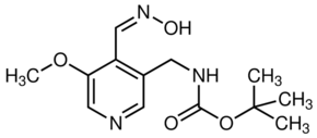 tert-Butyl (4-((hydroxyimino)methyl)-5-methoxypyridin-3-yl)methylcarbamate chemical structure
