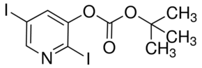 tert-Butyl 2,5-diiodopyridin-3-yl carbonate chemical structure