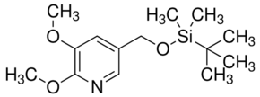 5-((tert-Butyldimethylsilyloxy)methyl)-2,3-dimethoxypyridine chemical structure