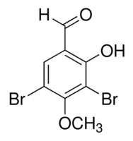 3,5-Dibromo-2-hydroxy-4-methoxybenzaldehyde chemical structure