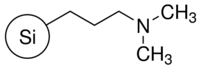 3-(Dimethylamino)propyl-functionalized silica gel chemical structure