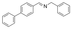 N-(4-Phenylbenzylidene)benzylamine chemical structure