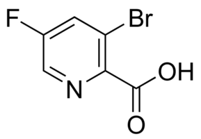 3-Bromo-5-fluoropyridine-2-carboxylic acid chemical structure