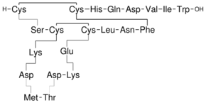 Sarafotoxin S6a1 chemical structure