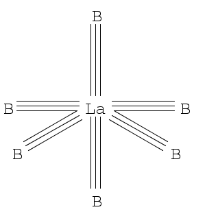 Lanthanum boride chemical structure