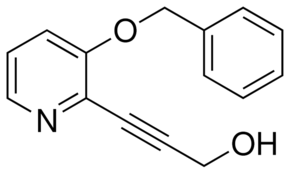 3-(3-(Benzyloxy)pyridin-2-yl)prop-2-yn-1-ol chemical structure