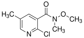 2-Chloro-N-methoxy-N,5-dimethylnicotinamide chemical structure