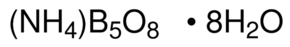 Ammonium pentaborate octahydrate chemical structure