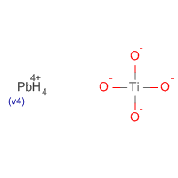 Lead(II) titanate chemical structure