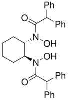 (1S,2S)-N,N′-Dihydroxy-N,N′-bis(diphenylacetyl)-1,2-cyclohexanediamine chemical structure