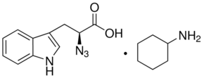 (S)-2 Azido-3-(3-indolyl)propionic acid cyclohexylammonium salt chemical structure