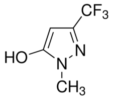 5-Hydroxy-1-methyl-3-(trifluoromethyl)pyrazole chemical structure