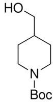 N-Boc-4-piperidinemethanol chemical structure