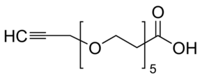 Alkyne-PEG5-acid chemical structure