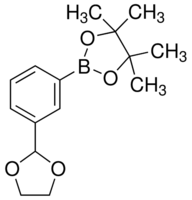 3-(1,3-Dioxolan-2-yl)phenylboronic acid pinacol ester chemical structure