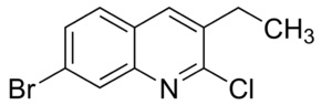 7-Bromo-2-chloro-3-ethylquinoline chemical structure