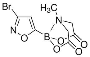 3-Bromoisoxazole-5-boronic acid MIDA ester chemical structure