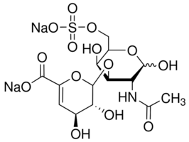Chondroitin disaccharide Δdi-6S sodium salt chemical structure