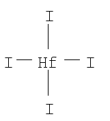 Hafnium(IV) iodide chemical structure