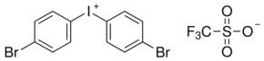 Bis(4-bromophenyl)iodonium triflate chemical structure