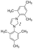 1,3-Bis(2,4,6-trimethylphenyl)-1,3-dihydro-2H-imidazol-2-ylidene chemical structure
