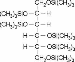 Trimethylsilyl-D-(+)-mannitol chemical structure