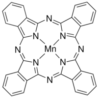 Manganese(II) phthalocyanine chemical structure