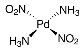 trans-Diamminedinitropalladium(II) chemical structure