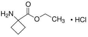 Ethyl 1-amino-1-cyclobutanecarboxylate monohydrochloride chemical structure