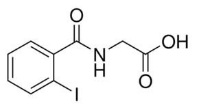 2-Iodohippuric acid chemical structure