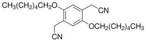 2,5-Bis(hexyloxy)benzene-1,4-diacetonitrile chemical structure