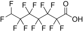 2,2,3,3,4,4,5,5,6,6,7,7-Dodecafluoroheptanoic acid chemical structure