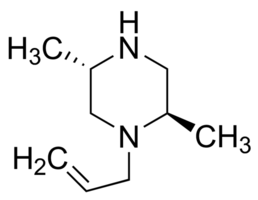 (±)-trans-1-Allyl-2,5-dimethylpiperazine chemical structure