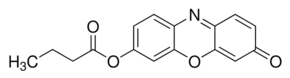 Resorufin butyrate chemical structure