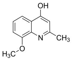 4-Hydroxy-8-methoxy-2-methylquinoline chemical structure