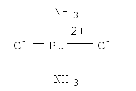 cis-Diamineplatinum(II) dichloride chemical structure