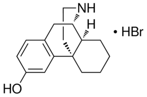 (+)-3-Hydroxymorphinan hydrobromide chemical structure