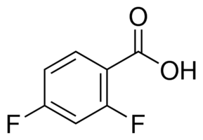 2,4-Difluorobenzoic acid chemical structure
