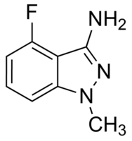 4-Fluoro-1-methyl-1H-indazol-3-ylamine chemical structure